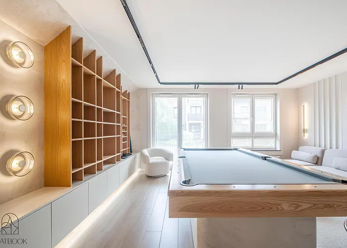 Apartamento Flatbook - Przystan Cztery Pory Roku Z Bilardem I Parkingiem